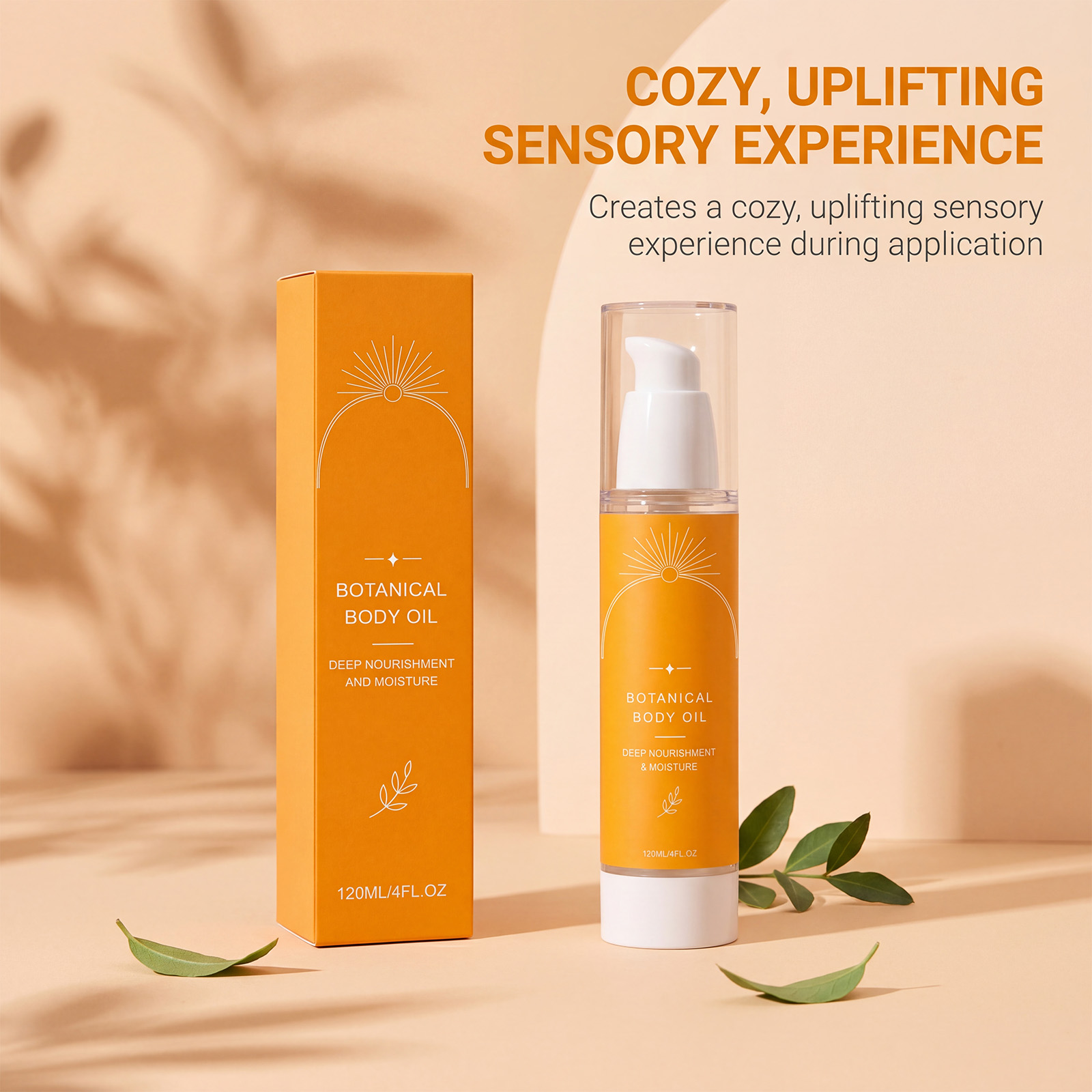 Skincare Glow Glowing - Minyak Pelembab Tubuh Botanical Essential Meningkatkan