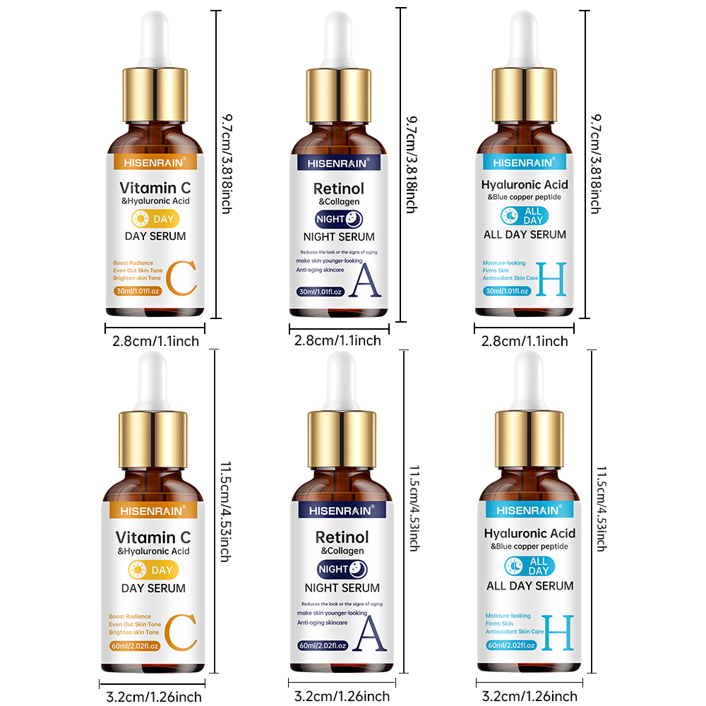 Serum Duo HISENRAIN Vitamin C  - Retinol Vitamin A Cream ulasan dan harga