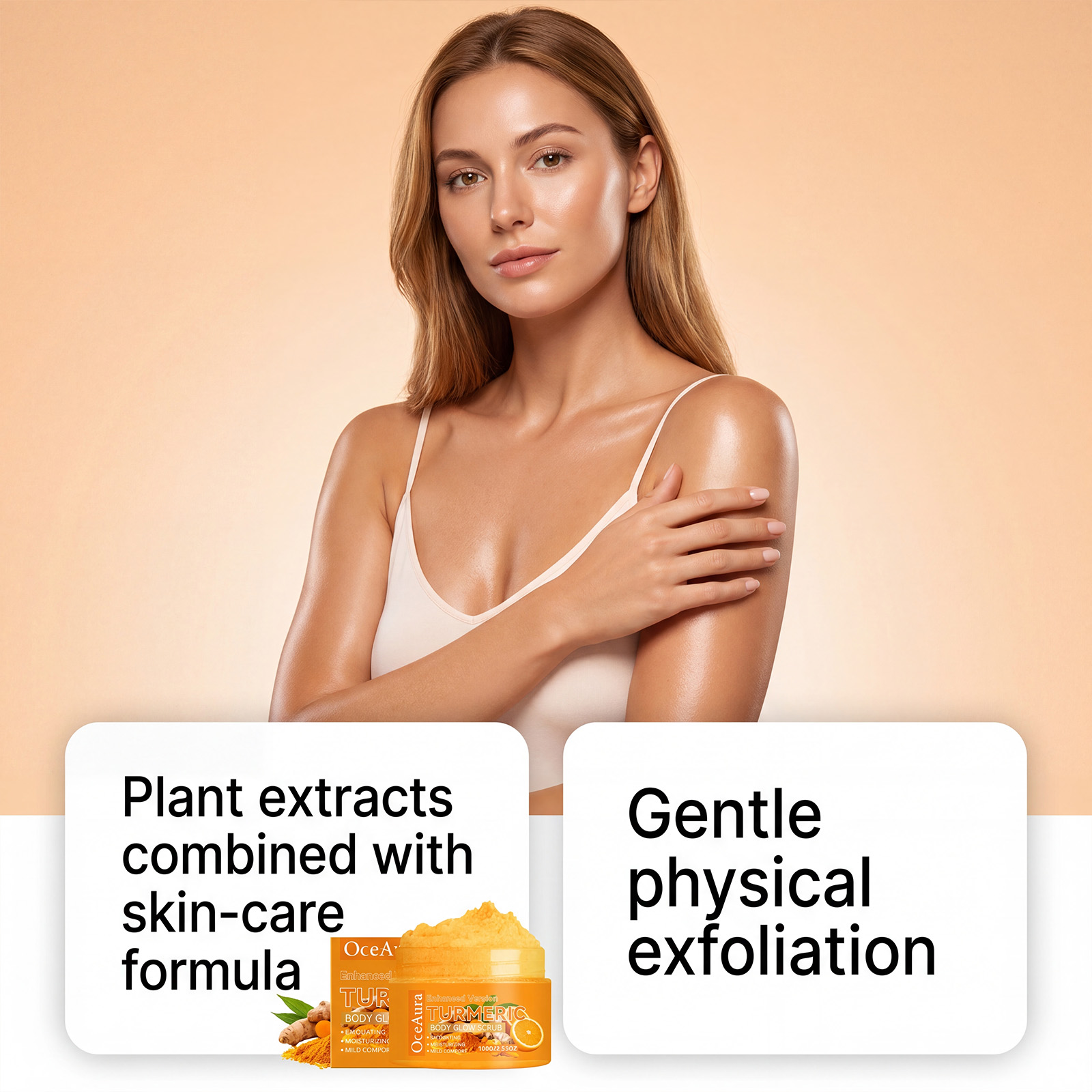 Scrub Tubuh Kunyit Pencerah ya - Skincare Glow Glowing ulasan dan harga
