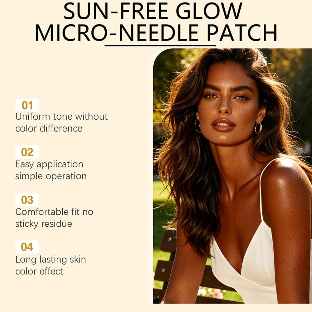 14Pcs Sun-Free Glow Microneedl - Skincare Glow Glowing ulasan dan harga